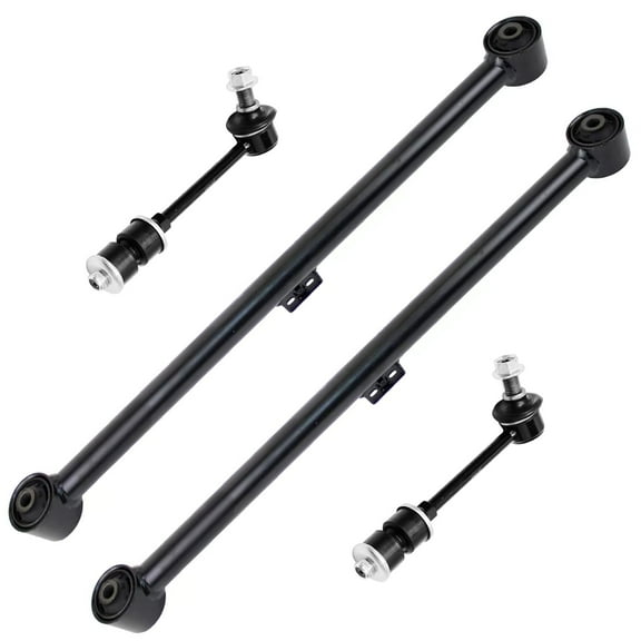 Detroit Axle - Rear Control Arms Sway Bars for Toyota 2003-2018 4Runner FJ Cruiser 2005-2009 Lexus GX470, 2 Lower Control Arms 2 Sway Bar Links Replacement