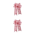 thumbnail image 4 of Billuyoard 10X colgante de Navidad decoración de Navidad colgante colgante Festival accesorios árbol arpillera arcos vacaciones tipo 4 2piezas, 4 of 6