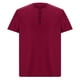thumbnail image 3 of pstuiky camisetas para hombre, Camiseta informal de manga corta con cuello vuelto, botones y abertura lateral para hombre ropa de hombre m, 3 of 5