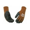 KINCO 1787-M Men's Frost Breaker Foam Latex Form Fitting Thermal Gripping Glove, Medium, Brown