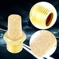 thumbnail image 1 of Air Exhaust Muffler, Durable Muffler Filter , Copper + Iron For Valves Cylinders, 1 of 8