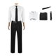 thumbnail image 2 of Disfraz de Denji para hombre, motosierra de Anime, peluca, uniforme de cazador del diablo, camisa, corbata, pantalones, abrigo, traje para fiesta de Halloween, 2 of 3