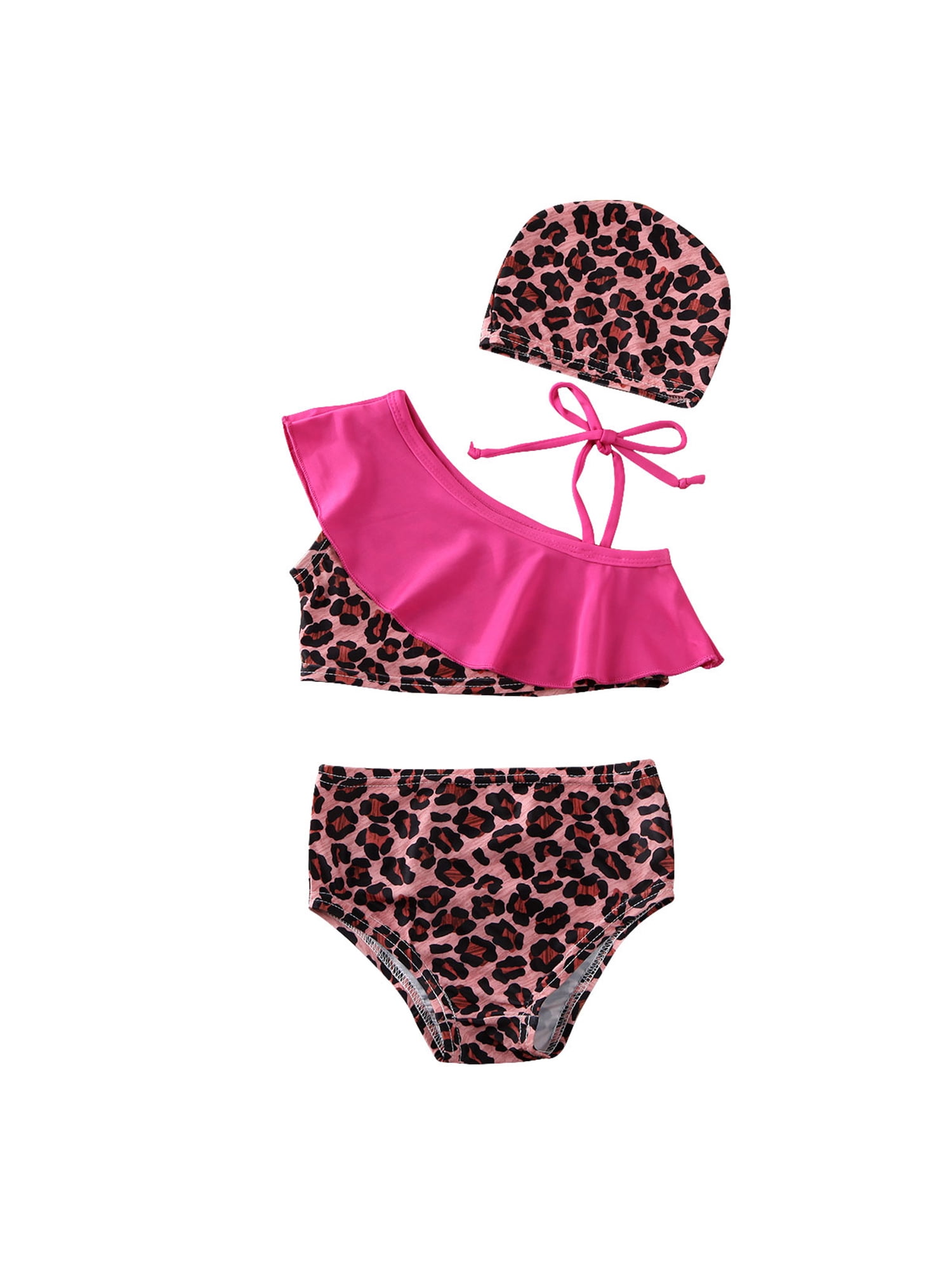 baby leopard print swimsuit