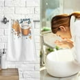 thumbnail image 7 of Yayeee 100% Cotton Hand Towels for Bathroom 16" x 28" Soft Absorbent Kitchen Towel, Autumn Day with Cocoa Pattern, 7 of 7