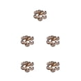 thumbnail image 3 of pitrice 1/2/3/5 50 Pieces Brooch Base Findings Assortment Metal Portable Brooches Jewellery Mesh Disk Shell Jewelry Making Handmade Gold 5PCS, 3 of 6