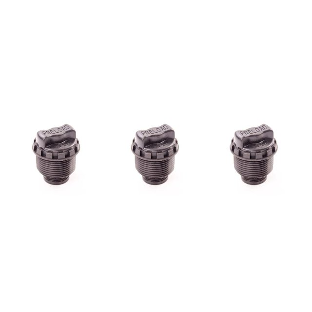 pitrice Front Fork Repair Locking Cap Adjust XCR/XCM Bicycle Preload Adjustable Knob Outdoor Replacement Rotating Button 25.4MM 3Set