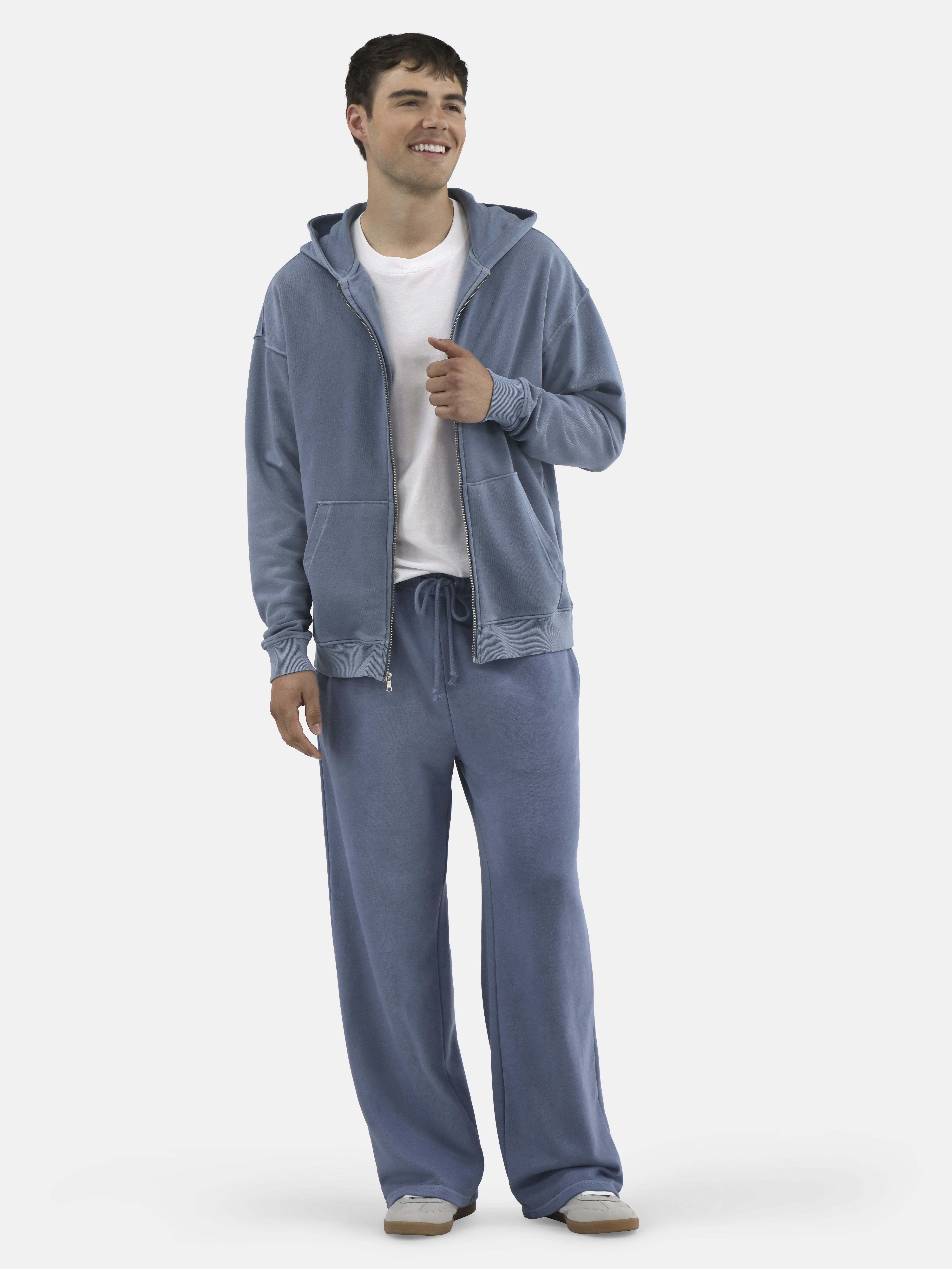 No Boundaries Soft Fleece Vintage Straight Sweatpants, Men's XS-5XL
