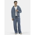 thumbnail image 3 of No Boundaries Soft Fleece Vintage Straight Sweatpants, Men's XS-5XL, 3 of 5