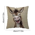 thumbnail image 3 of ddioayh Throw Pillow Cover Animal Print Soft Machine Washable 45x45cm for Sofa Chair Bedroom Home Decor Spring Easter Pet Theme Decorative Gift Idea, 3 of 6
