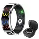 thumbnail image 1 of El Anillo Del Gerente Con Pantalla Visualización Y Monitor Fitness Táctil (plata 9), 1 of 9