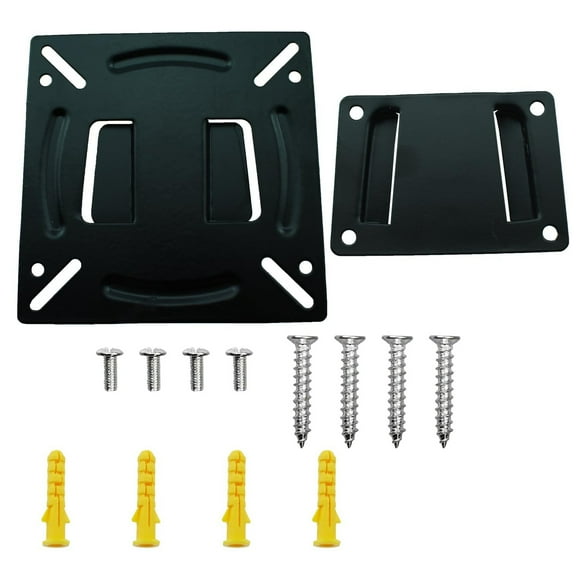 Compact Adjustable Wall Mount for 12 to 24 Inch LCD Monitors and TVs