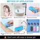 thumbnail image 5 of Esponja de baño exfoliante súper suave, 4 esponjas de baño exfoliantes, esponja de baño exfoliante corporal, esponja de baño exfoliante para mujeres, hombres y niños ER, 5 of 5