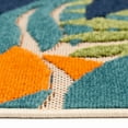 thumbnail image 3 of Loomaknoti Fortune Arianzint 2' x 3' Ivory Floral Indoor/Outdoor Accent Rug, 3 of 7