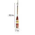 thumbnail image 2 of Eangee Home Design 60 Inch Oar Vintage Red Stripes, Wood, Indoor Safe, 7x2x60 Inches, 2 of 4