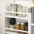thumbnail image 2 of Kitchen Pantry Storage Cabinet with 5-Tier Shelving & 12 Spice Racks | HOMCOM | MDF Construction | Sleek Design, 2 of 9