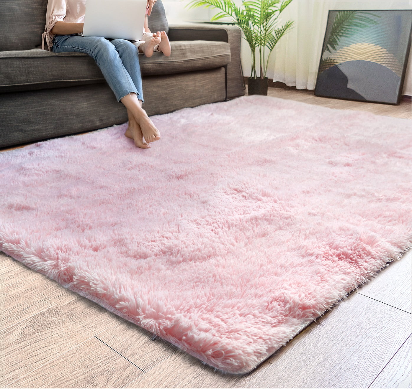 Tapis uni moderne de la collection Super Soft de Rug Branch