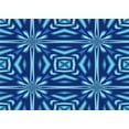 thumbnail image 1 of Ahgly Company Indoor Rectangle Patterned Cobalt Blue Area Rugs, 8' x 12', 1 of 6