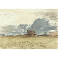 thumbnail image 3 of John Linnell 14x11 Black Modern Framed Museum Art Print Titled - A View of the Fens, 3 of 5