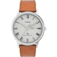 thumbnail image 1 of Reloj Timex Waterbury Classic para hombre de 40 mm, correa color canela, esfera gris, caja de acero inoxidable, 1 of 1