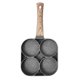 thumbnail image 2 of Sartén para tortilla antiadherente, bistec de huevo, jamón, tortitas, fabricante de desayuno 4 agujeros Ndcxsfigh Libre de BPA, 2 of 7