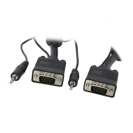 UPC: 0065030843461 | StarTech.com MXTHQMM35A 35 ft. Coax High Resolution Monitor VGA Cable with Audio