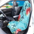 thumbnail image 3 of Binienty Tropical Hibiscus Floral Sea Turtle Car Sweat Towel Seat Cover After Surfing Swimming Camping Waterproof Machine Washable Car Seat Sweat Protector Towel for Van Sedan SUV, 3 of 8