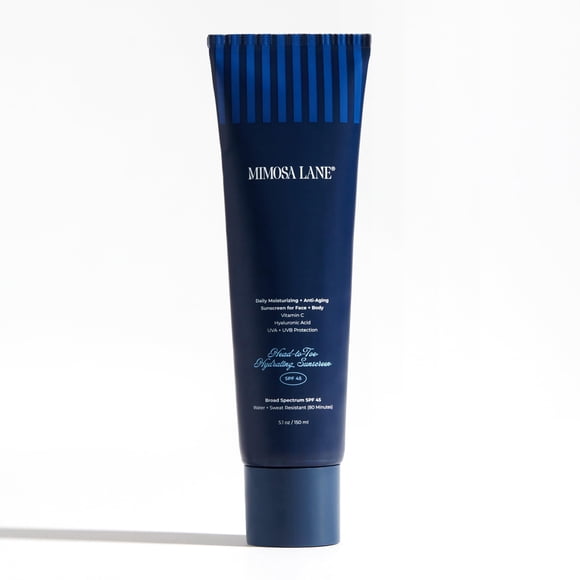 Protector solar Mimosa Lane, hidratante de pies a cabeza, SPF 45, 150 ml
