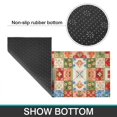 thumbnail image 6 of Pioneer Flower Floral Print Pattern Kitchen Rugs Sets Of 2, Anti Fatigue Non Slip Washable Floor Mats for Kitchen Sink Laundry, 17X30 Inch + 17X47 Inch, 6 of 6