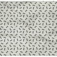 thumbnail image 4 of oneOone Organic Cotton Poplin Twill Fabric Fish Skeleton Ocean Print Fabric by The Yard 42 Inch Wide, 4 of 4