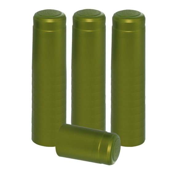 Home Brew Ohio Metallic Lime Green PVC Shrink Capsules 30 count
