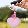 thumbnail image 4 of dajkiuy Plush Heart Keychain, Bag Charms for Handbags, Fluffy Cute Keychains Backpack Accessories Gifts for Women, 4 of 6