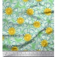 thumbnail image 1 of Soimoi Silk Fabric Artistic Flower Printed Craft Fabric by The Yard 42 Inch Wide, 1 of 1