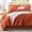 Burnt Orange-Full, variant on Full Burnt Orange Seersucker 7-Piece Bed-in-a-Bag Bedding Set