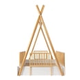thumbnail image 4 of Cama Tipi Montessori De Madera Con Barandales Removibles, 4 of 4