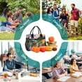 thumbnail image 6 of FORMRS Insulated Lunch Bag for Work School Unisex Large Capacity Cooler with Shoulder Strap, Art Path, 6 of 6