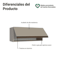 thumbnail image 3 of Alacena Gabinete Superior Cocina Madesa Nice 80cm Crema, 3 of 5