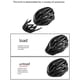 thumbnail image 3 of Soidarity Casco de ciclismo con luces Bicicletas de carretera de montaña Advertencia de carga Sombrero de seguridad Bicicleta Escalada Gorras de Ciclismo Negro METRO, 3 of 6