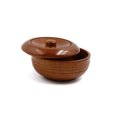 Wooden Beard Shaving Soap Bowl Mug Container Shave Tool Gift w/ Lid for