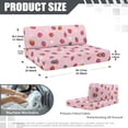 thumbnail image 7 of Uorisanigo Cute Strawberry RV Dinette Cushions Covers Camper Cushion Cover Stretch Loveseat Sofa Furniture Protector Camper Seat Cover Fit Most Travel Trailer Couch, Easy to Install, 7 of 7
