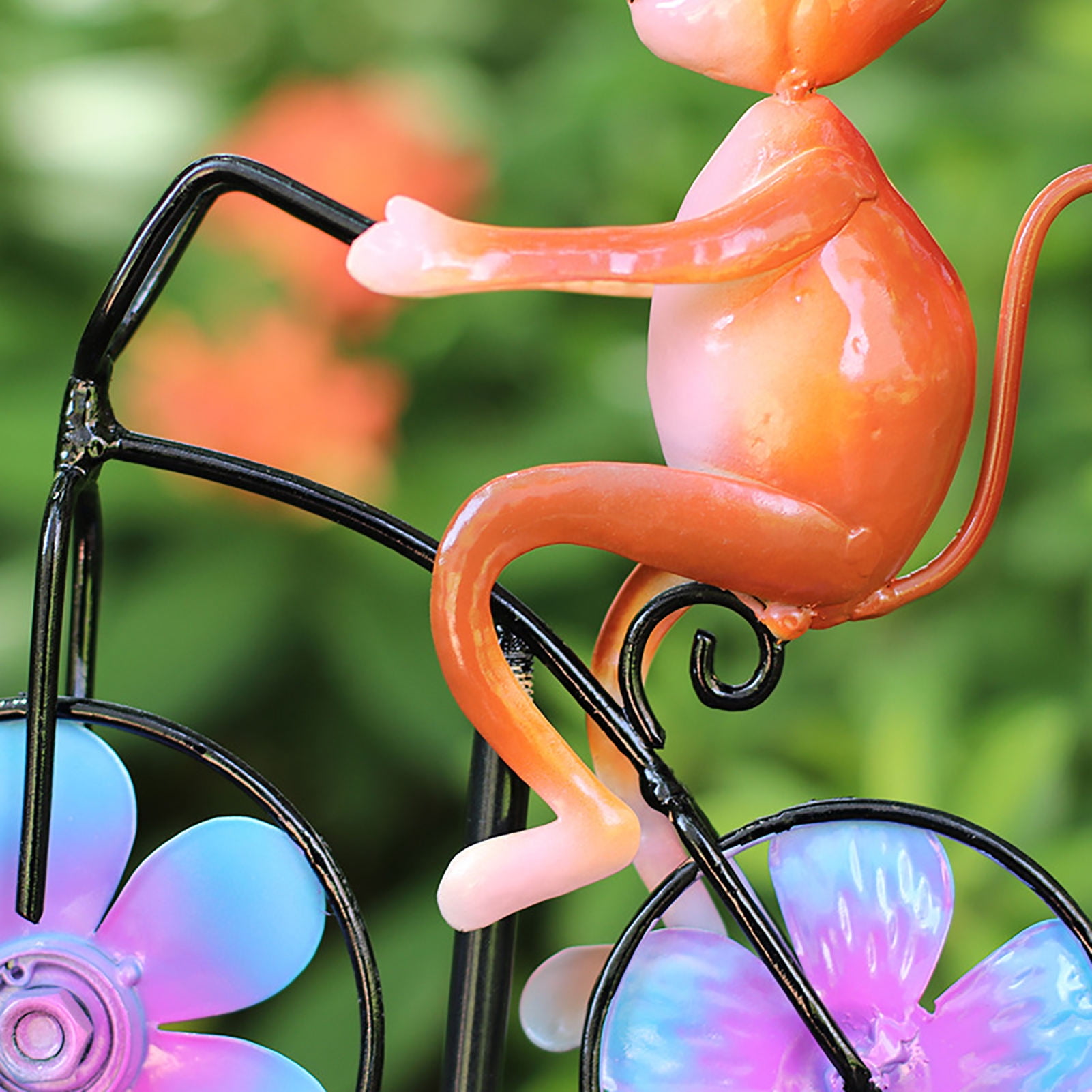 Monkey on a Bicycle Wind Spinner..24... PR 26709 