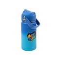 thumbnail image 2 of A FOR ADLEY Rainbow Ghost Water Bottles With Flip Top Straw and Lid. 12oz Insulated Stainless Steel Water Bottle With Matching Lid (Blue), 2 of 5