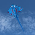 thumbnail image 4 of In the Breeze 3220 — Blue Stingray Kite - Large Single Line Kite - Ripstop Fabric - Kite Line and Bag Included, 4 of 8