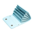 thumbnail image 3 of Adhesive Card Slots Holder Phone Pocket for Phone Case, PU Leather Wallet Sticker ID/Credit Card Holder with Magnetic Buttons for Phone Sleeve - Blue, 3 of 6