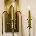 thumbnail image 3 of 52473NBR Kichler Lighting Karthe - 3 Light Wall Sconce In Homestead Style-14.5 Inches Tall and 9.5 Inches Wide-Natural Brass Finish, 3 of 10