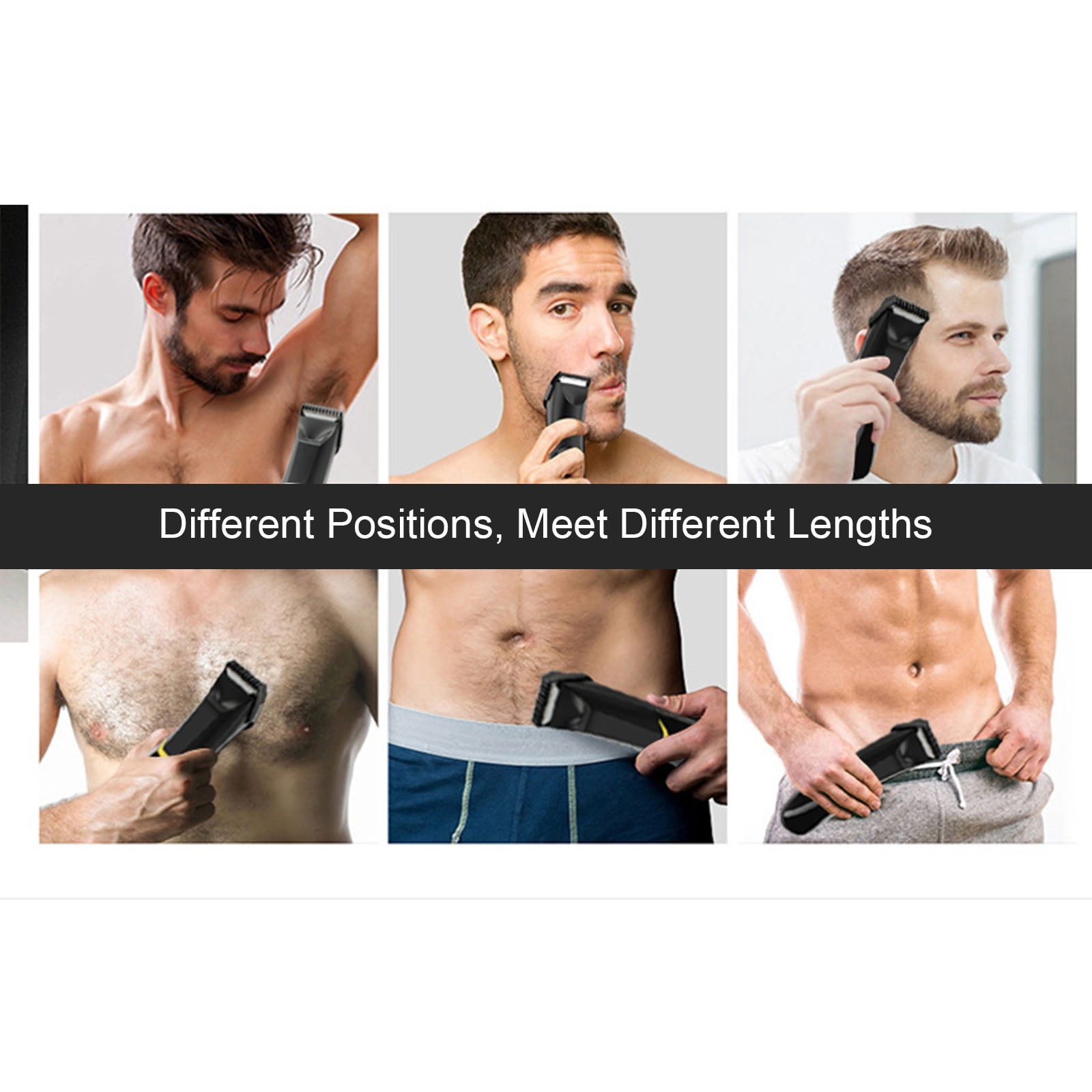 lanema Intimate for Razor for Men Wet/Dry Body Groomer Testicle for Razor with LED Ligh