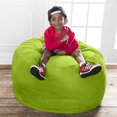 thumbnail image 2 of Jaxx Saxx 3 Foot Round Bean Bag w/ Removable Cover, Lime, 2 of 7