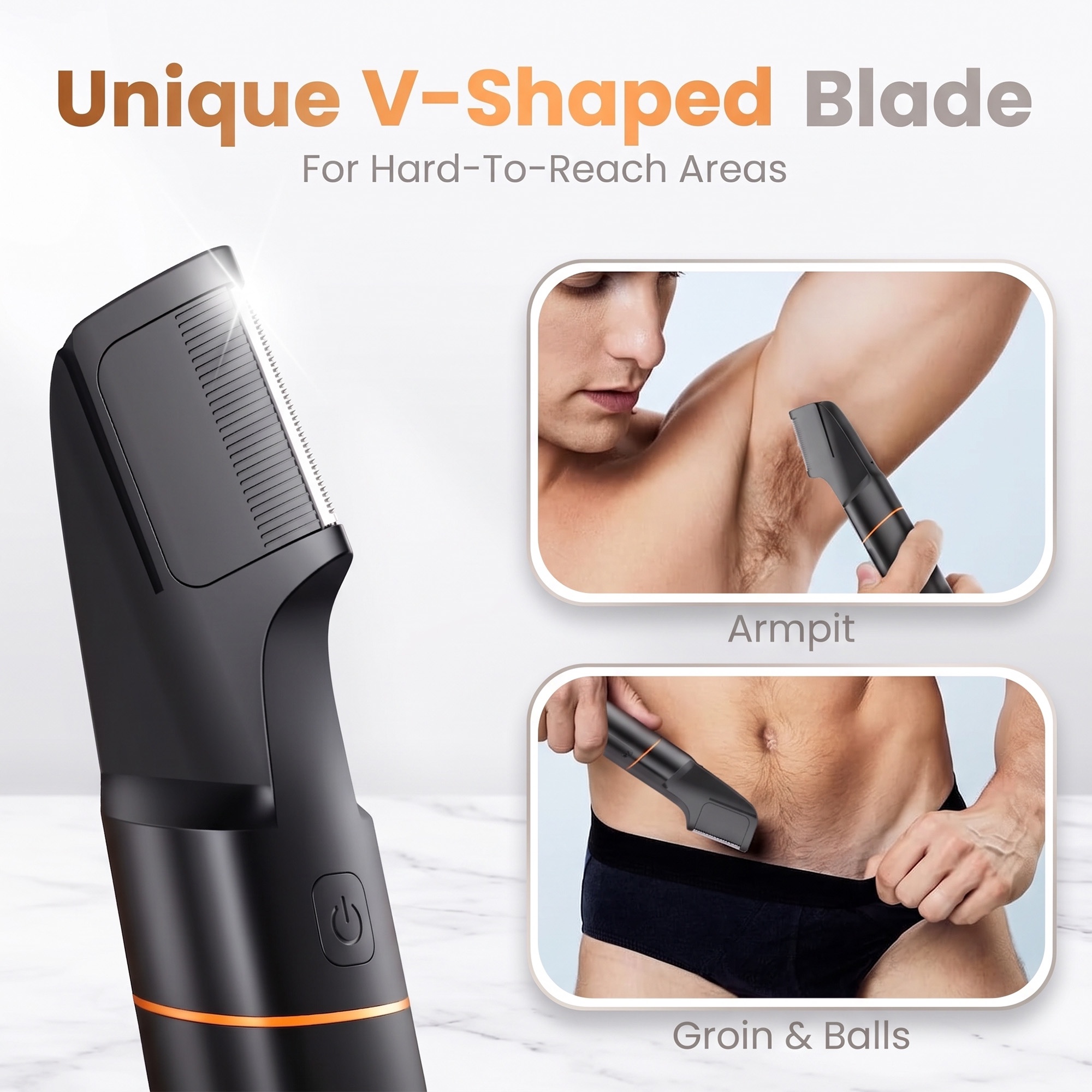 MAXGROOM 4-in-1 Body Hair Trimmer with LED Display photo 8