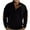 Black, variant on Men Henley Shirt Loose Fit Long Sleeve Button Shirts Big and Tall Lightweight Casual Work Shirts with Elbow Patches Black XXL
