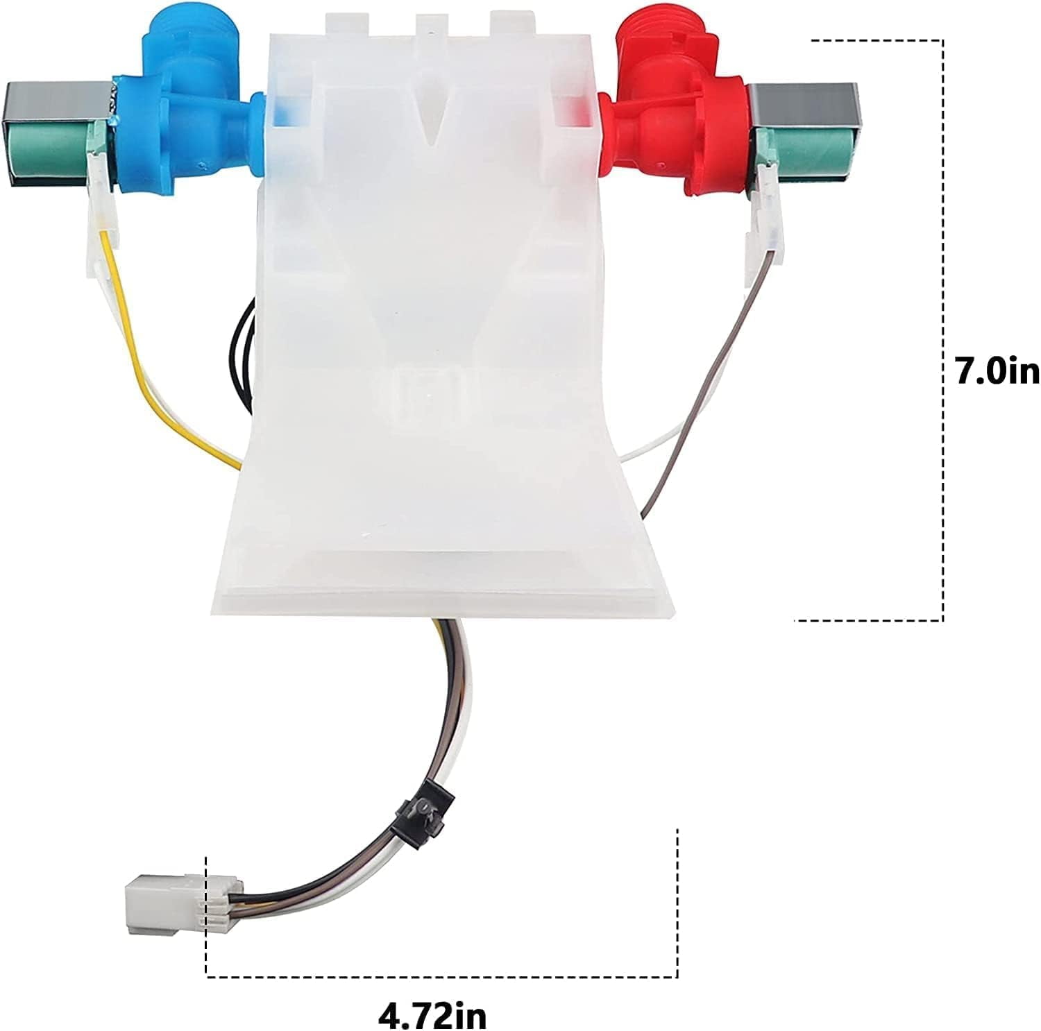 W10144820 Whirlpool Washer Water Valve w/ Thermistor AP4371093 PS2347919 New -2 Pack