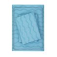 thumbnail image 2 of Your Zone Kids Soft Microfiber Sheet Set, Blue Waves, Full, 4 Pieces, Easy Care, 2 of 5
